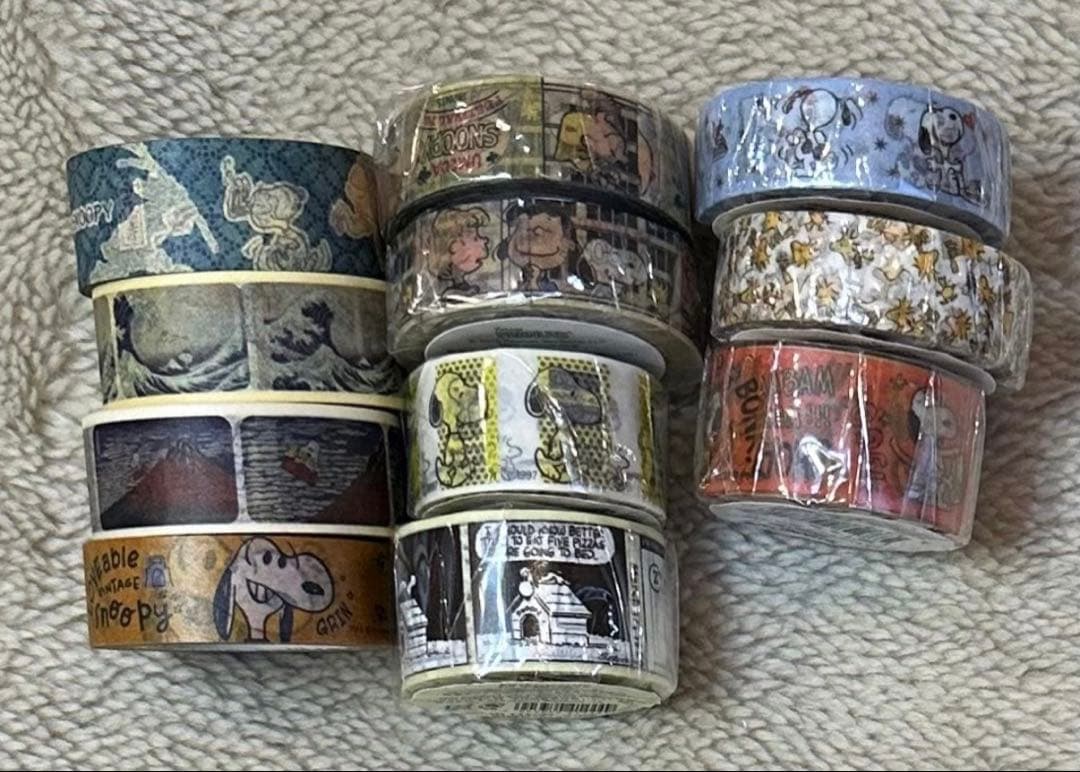 PEANUTS スヌーピー マスキングテープ 40個セット