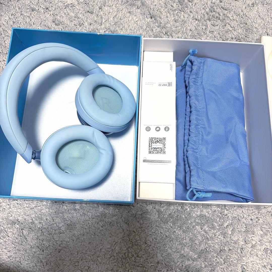 soundcore Space One ワイヤレスヘッドホン ブルー