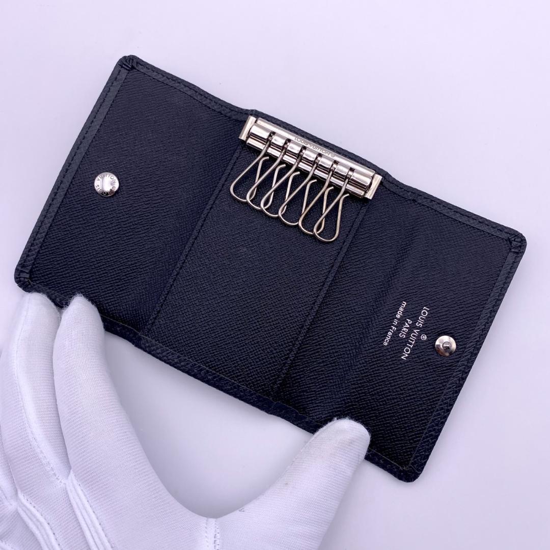 ルイヴィトン　タイガ　ミュルティクレ6 　キーケース　6連　ブラック　黒