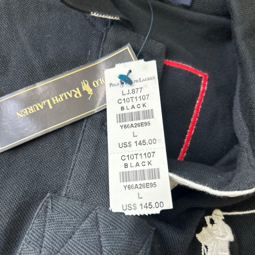 超希少 未使用タグ付きTOKYO刺繍 POLO ラルフローレンポロシャツ L