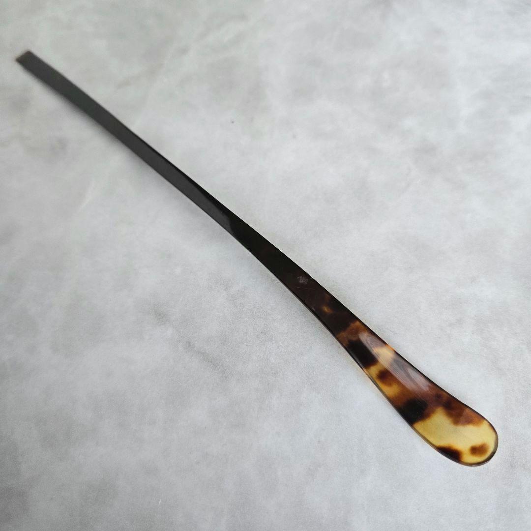 鼈甲　茶杓　かんざし　簪　茶道　表千家　裏千家　茶会　骨董　べっ甲　和装　着物