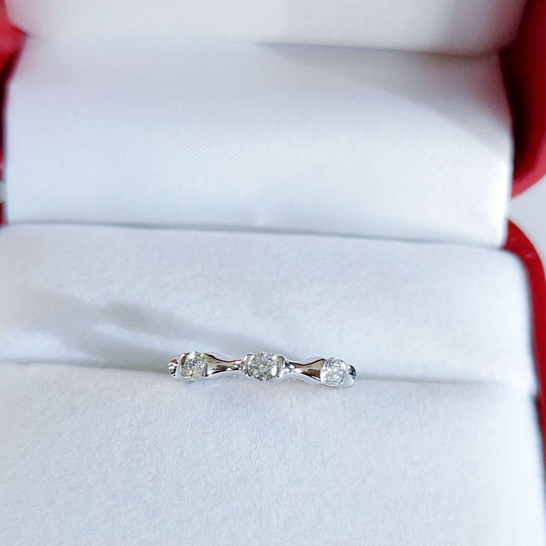 平和堂貿易 クイーンジュエリー Pt950 極上美 ダイヤモンドリング