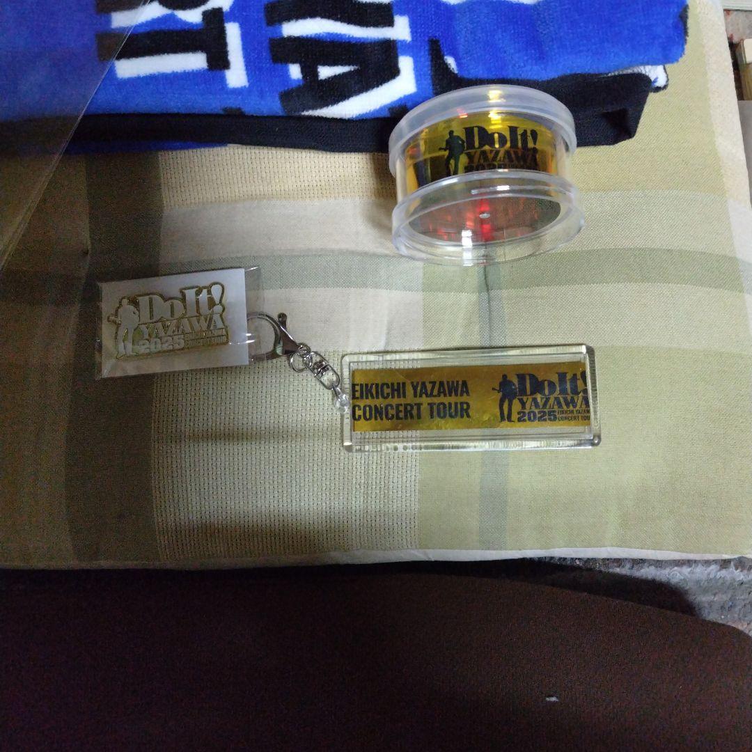 矢沢永吉　2025 札幌公演　SS席特典品 タオル、バッチキーホルダートラテープ