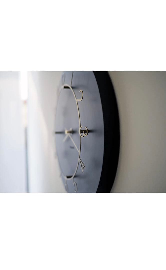 インターフォルム 掛け時計 ルウ CL-4317NV ネイビー ゴールド