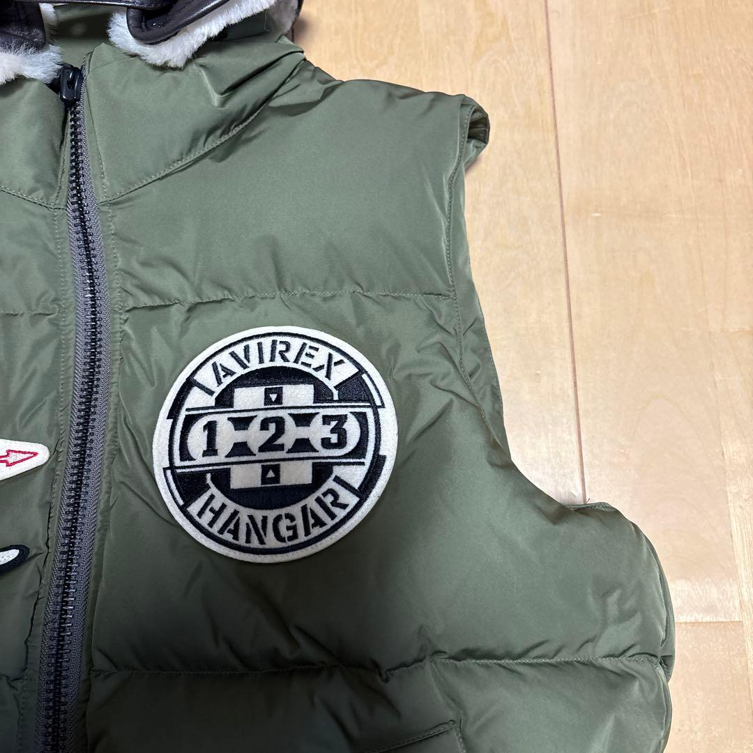 AVIREX ストームフーディダウンベスト　mサイズ