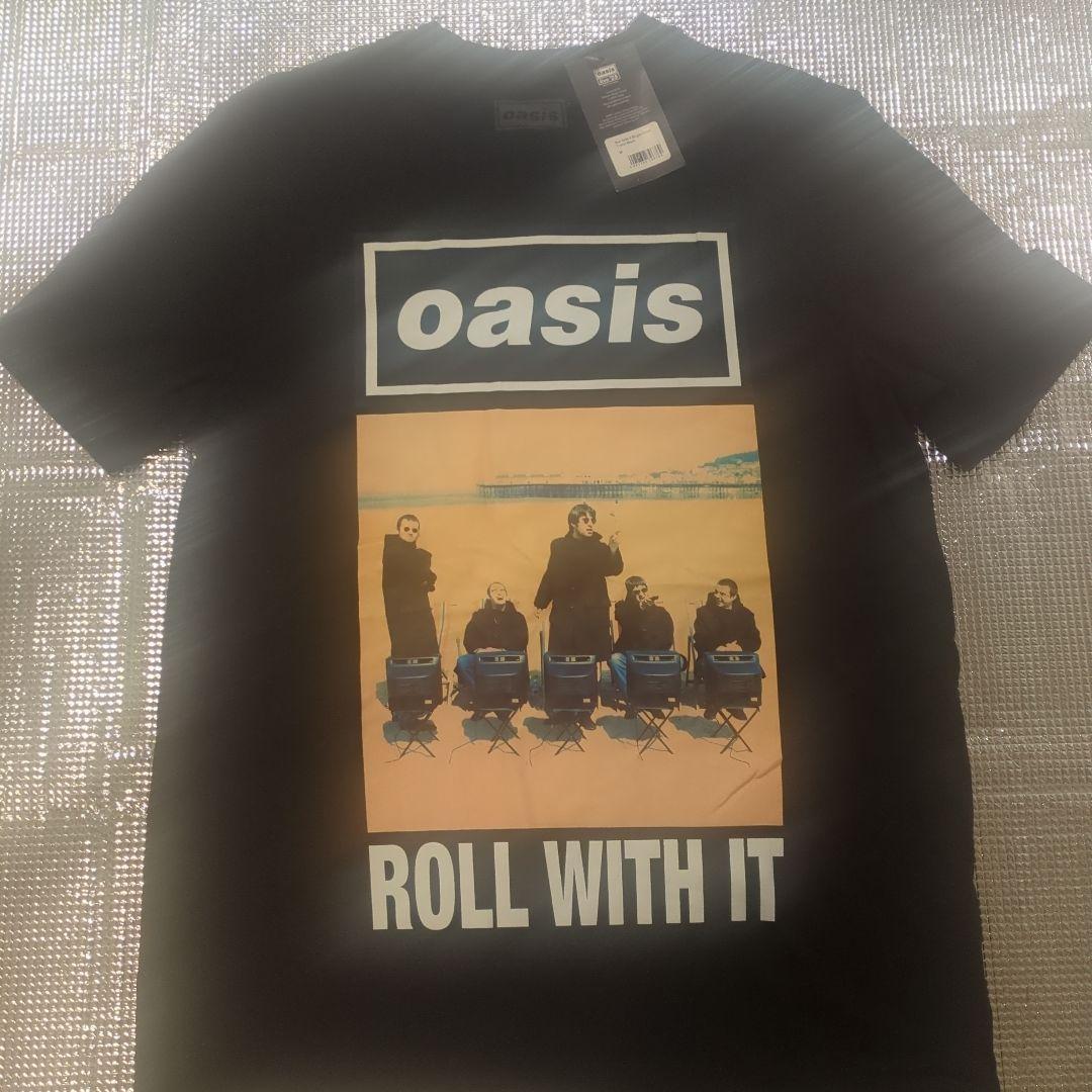 値下げ【新品/日本未発売】Oasis 公式Tシャツ ROLL WITH IT M