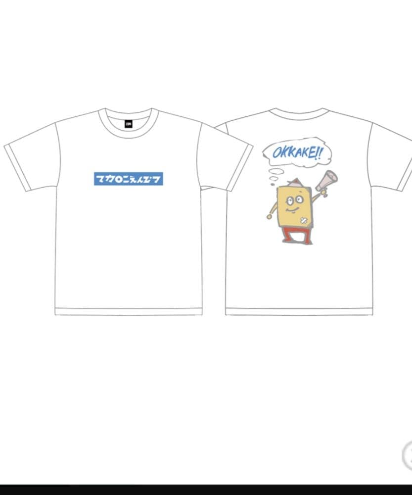新品　マカロニえんぴつ　ロゴビッグTシャツ　　　　OKKAKE 　Mサイズ