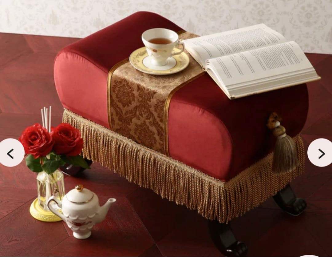 【いーちゃん】ディズニー 美女と野獣 サルタン スツール【新品未使用品】