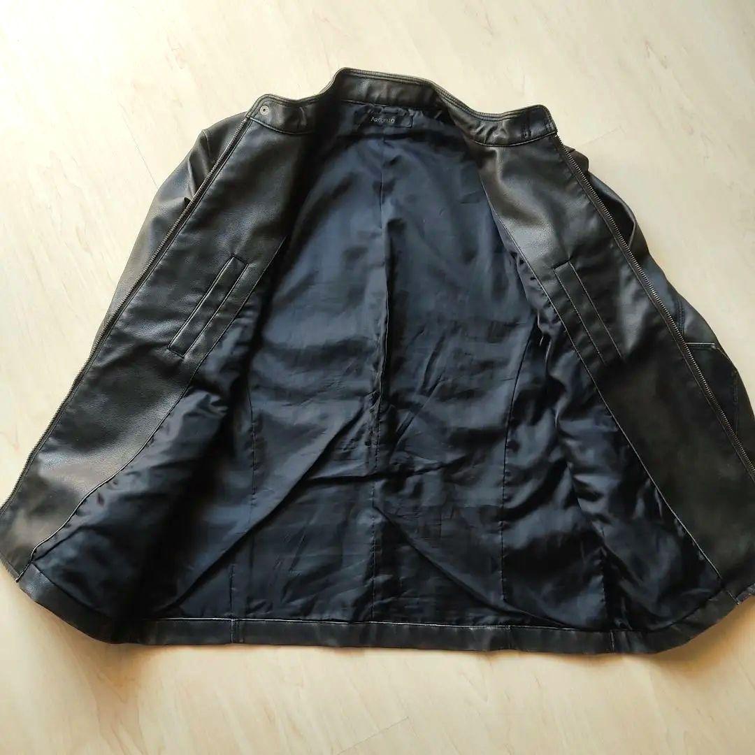 【希少レア】Y2K クロス スタッズ レザー ジャケット フェード 黒 茶色