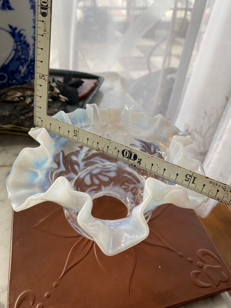 OLD FENTON 　デイジー&ファーン　オパールセント　ガラスシェード