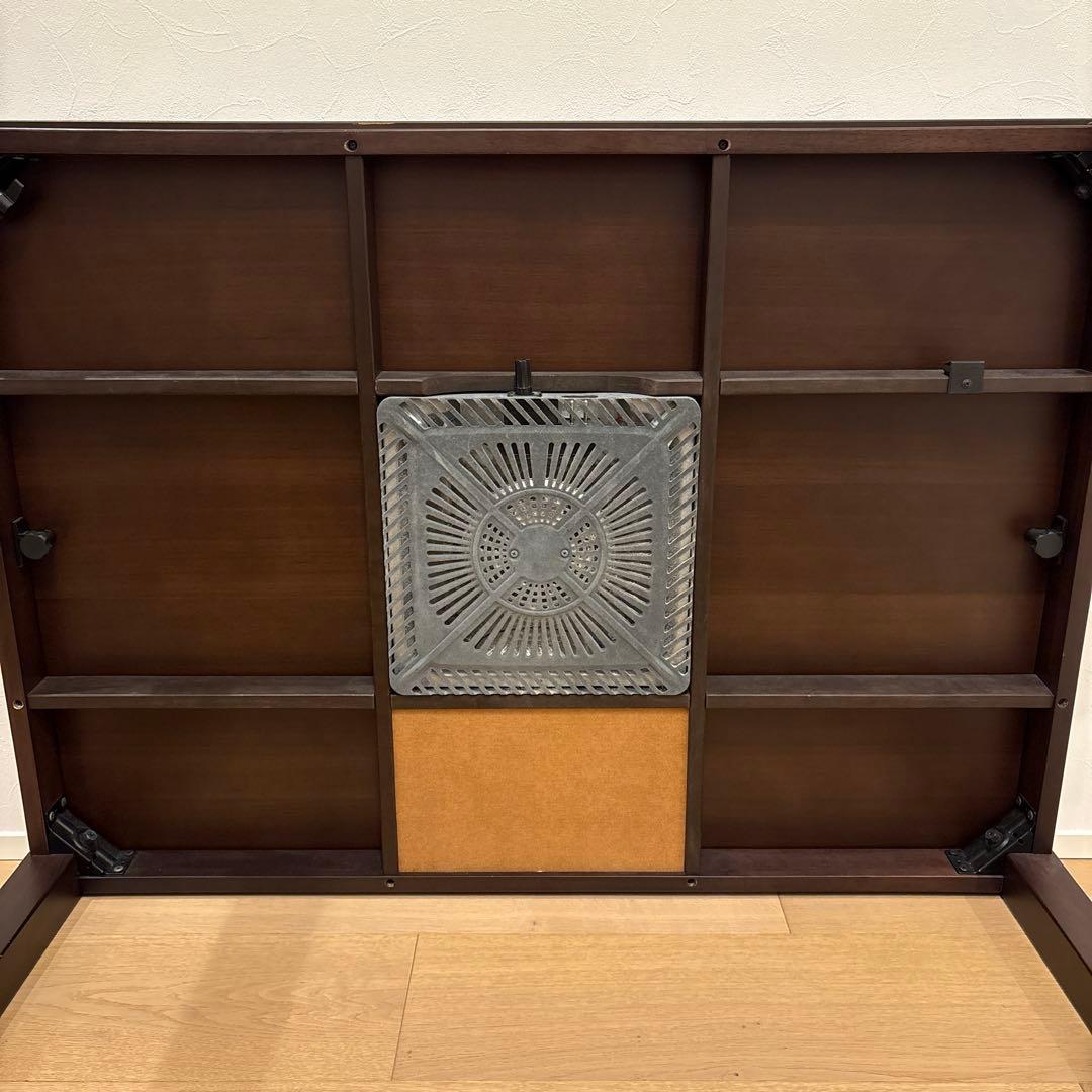 【無印良品】こたつ・ダイニングローテーブル★こたつ布団・カーペット付き3点セット