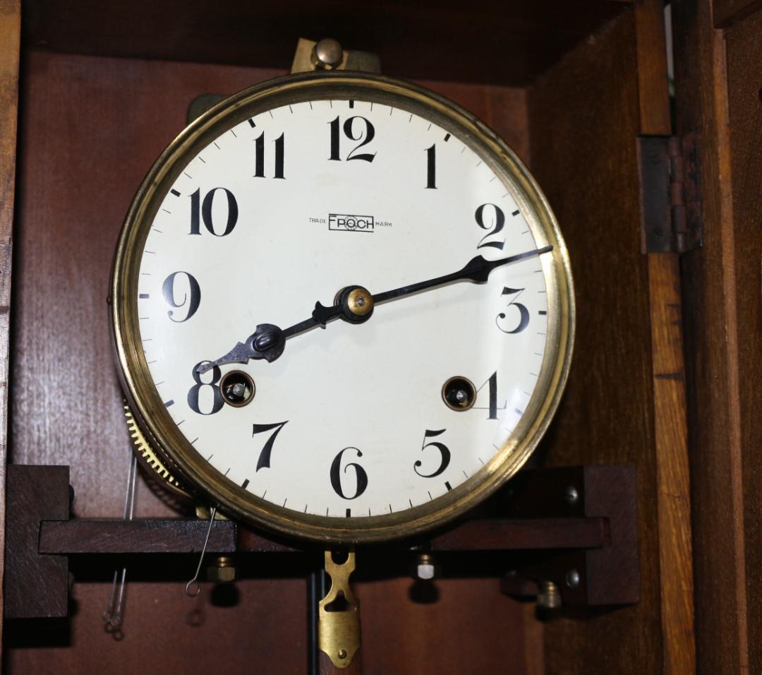 可動品 中型 EPOCH 今津時計 アンティーク 柱時計 掛時計 ２打打ち