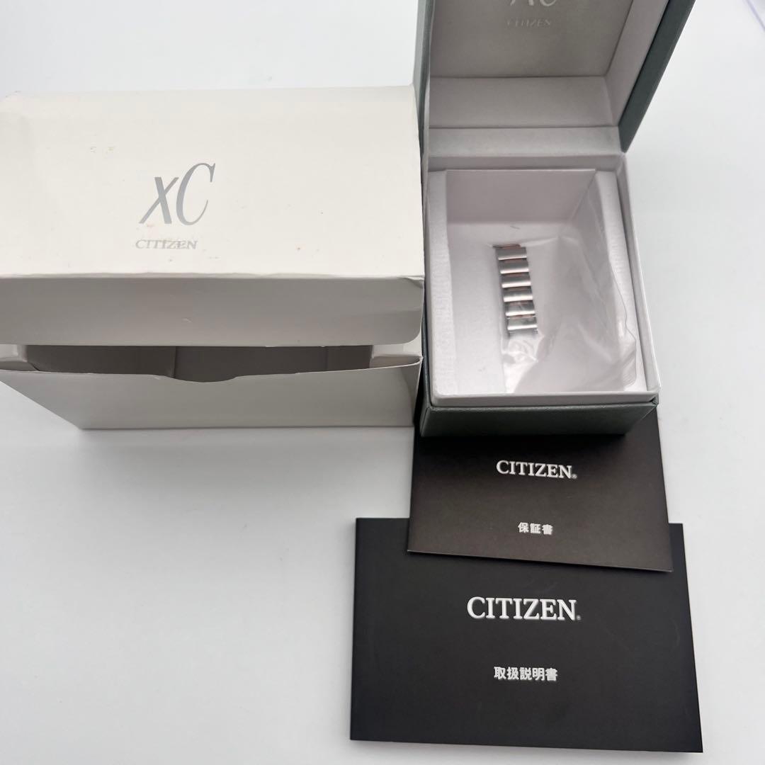 稼働品 シチズン エコドライブ クロスシー ハッピーフライト 電波時計