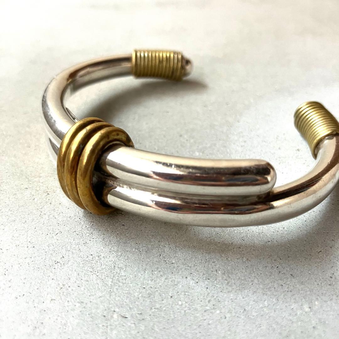 メキシコ製 MEXICO VINTAGE バングル ブレスレット 925×真鍮