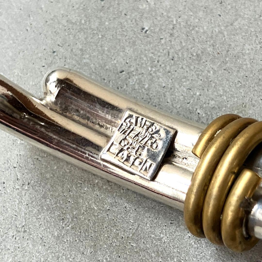 メキシコ製 MEXICO VINTAGE バングル ブレスレット 925×真鍮