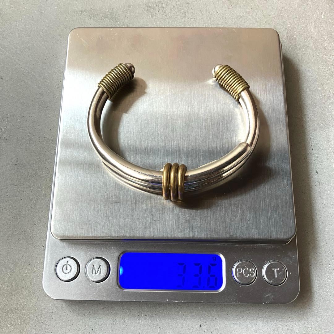 メキシコ製 MEXICO VINTAGE バングル ブレスレット 925×真鍮