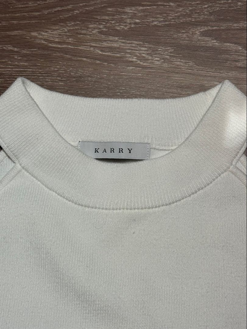 KARRY / American sleeve tank ホワイト