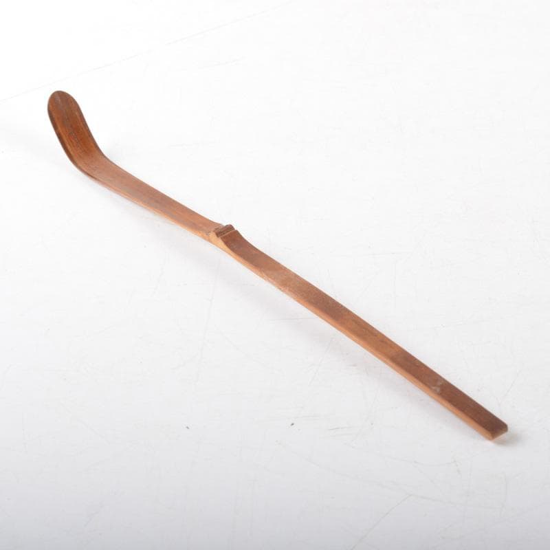 茶道具　淡完作　茶杓　紫野長谷川寛州書付　共筒・共箱　C　5180