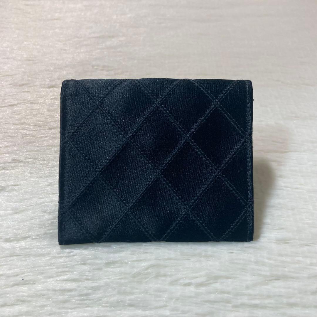 CHANEL シャネル ココマーク マトラッセ ビコローレ サテン ケース