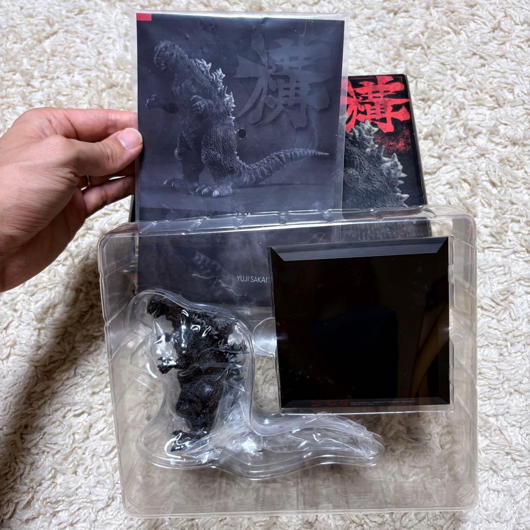 酒井ゆうじ　構 ゴジラ　フィギュア4体セット BANDAI 箱付き