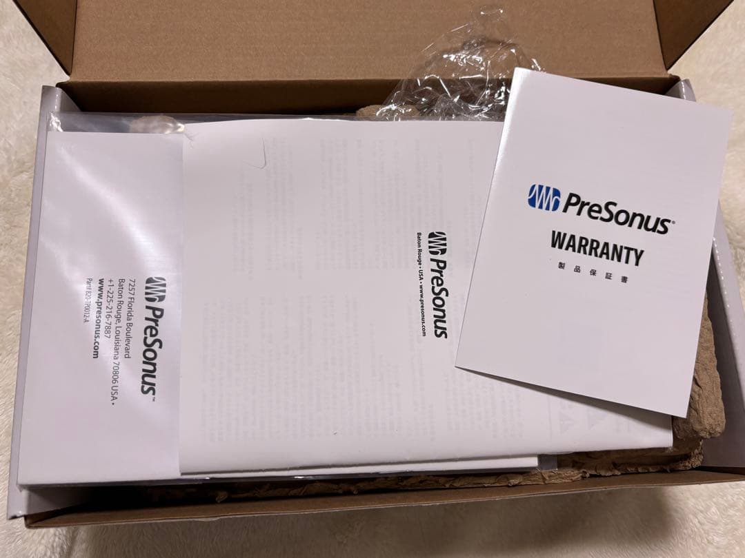 PreSonus TUBE PRE 2 ＋ XLRメス-ステレオフォン