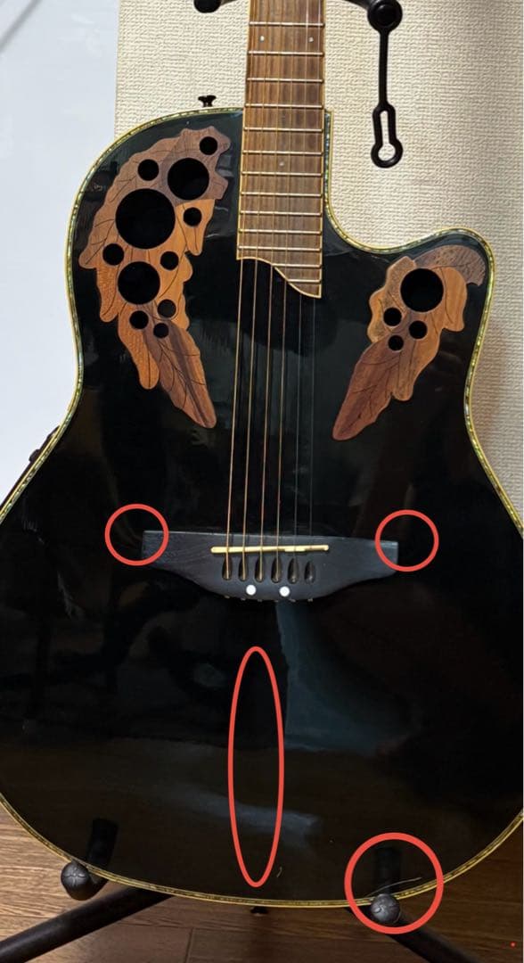 【最終値下げ↓‼️】オベーション エレアコ cc48-5 純正ハードケース付き