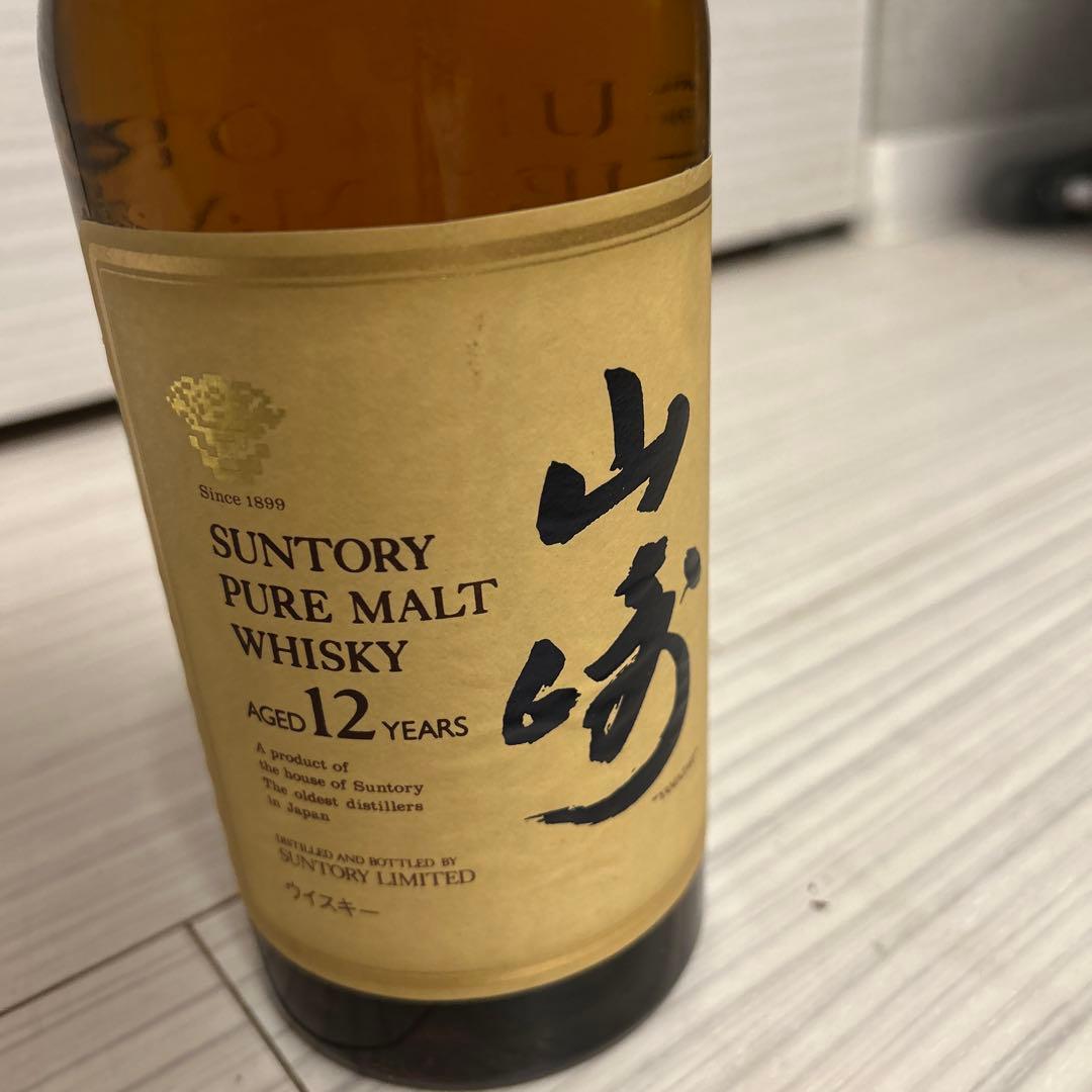 山崎12年　ピュアモルト　花ラベル　新品　未開封　箱無し