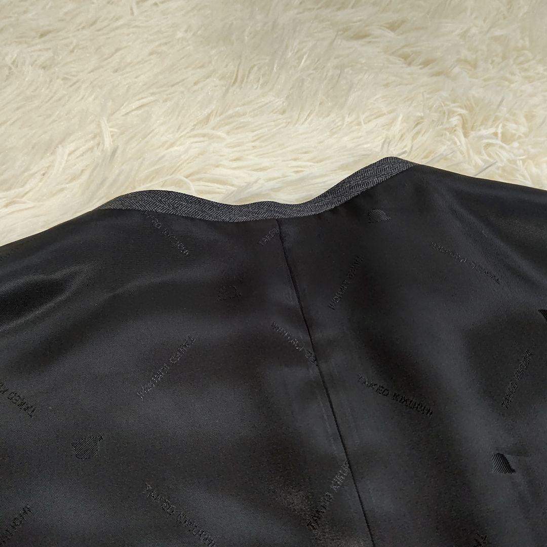 タケオキクチ DORMEUIL スリーピース対応 ベスト L グレー へリンボン