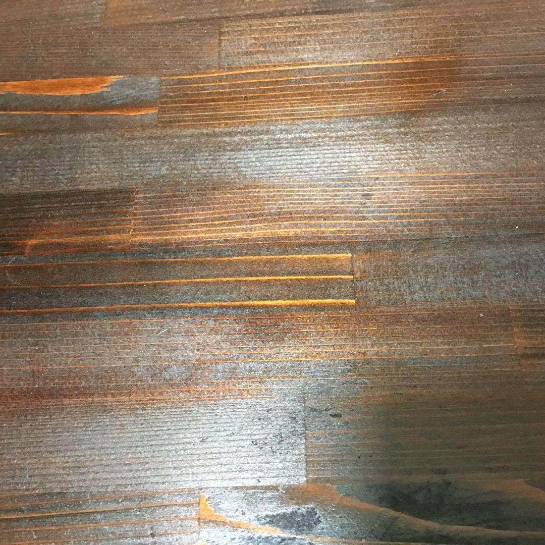 ※アンティーク※ KOYO足踏みミシン脚のテーブル　厚い板　アイアン