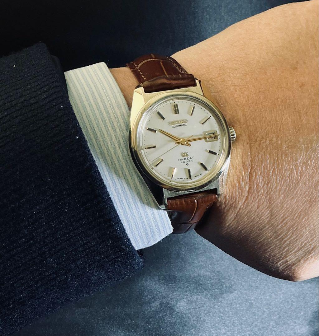 GS グランドセイコー　6145-8000CAPゴールド　OH済傷なし！超美品！