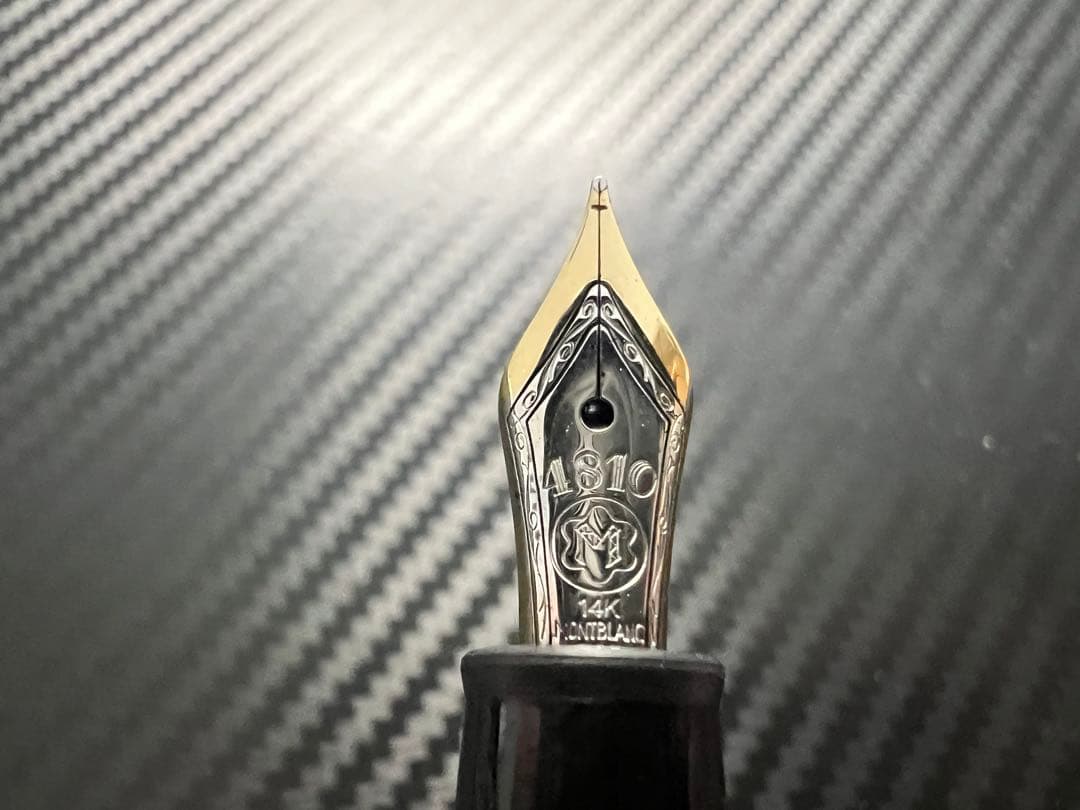 モンブラン 万年筆 P145 プラチナライン F