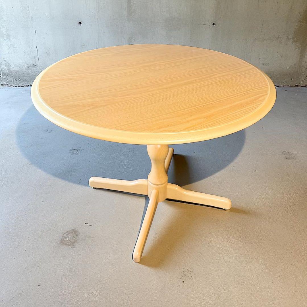 HR818 秋田木工 ダイニングテーブル T-5651 丸型テーブル