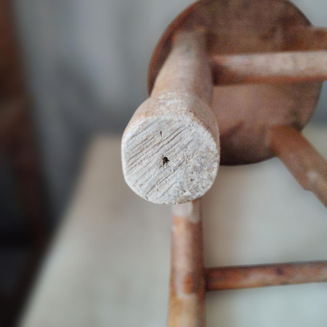 丸椅子　昭和レトロ　アンティーク