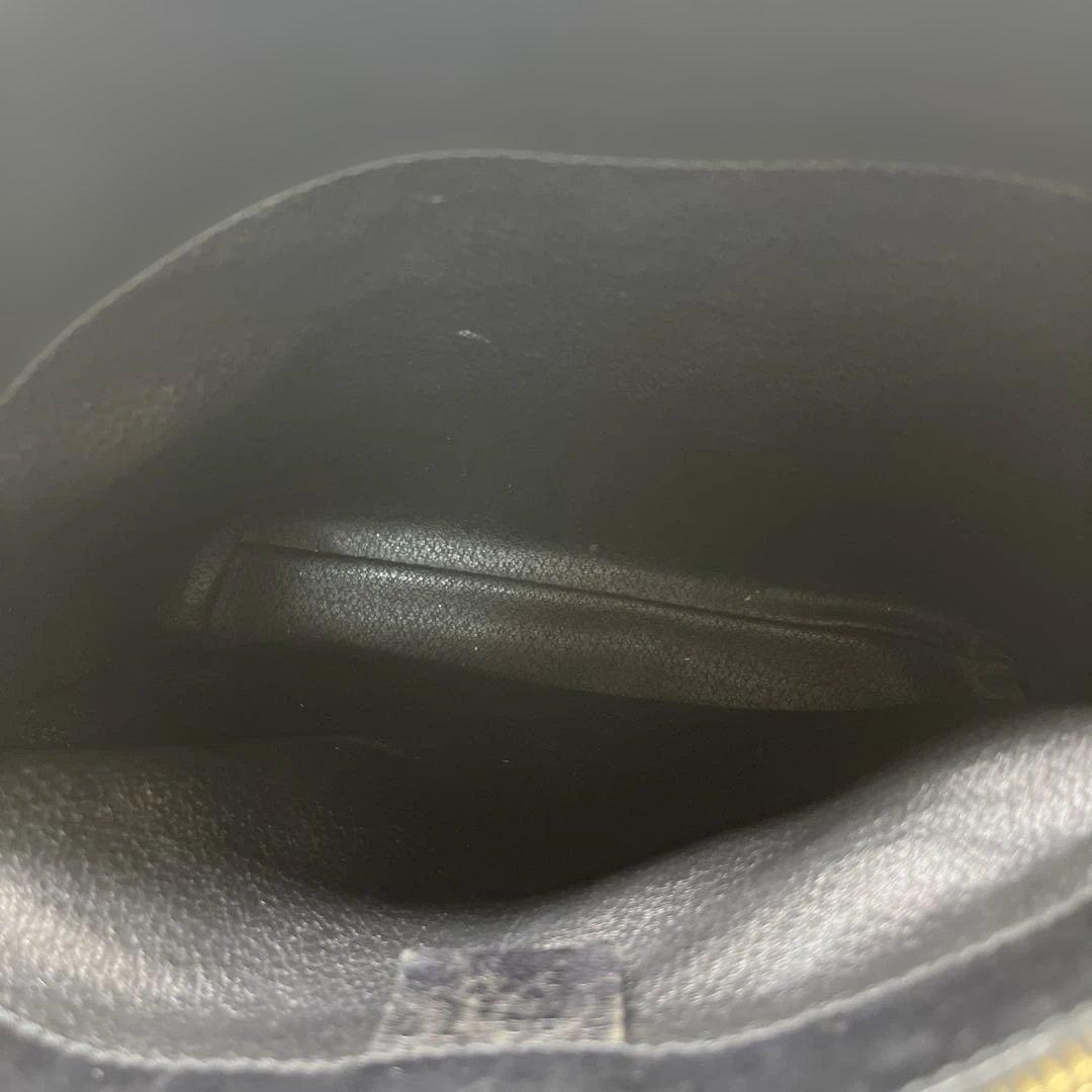 CELINE 黒マカダム ショルダーバッグ ワンショルダー サークルロゴ