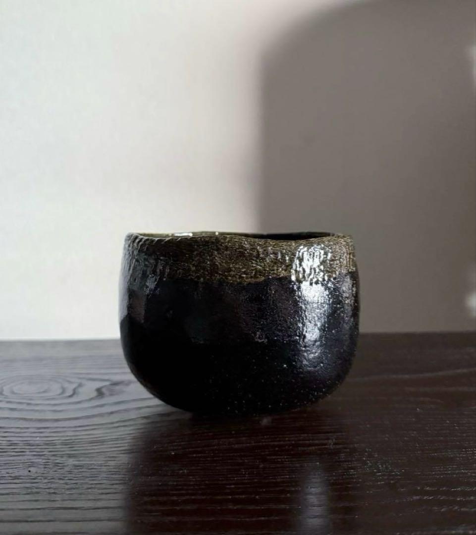 茶道具 黒茶碗 光悦写 雨雲 紫楽造