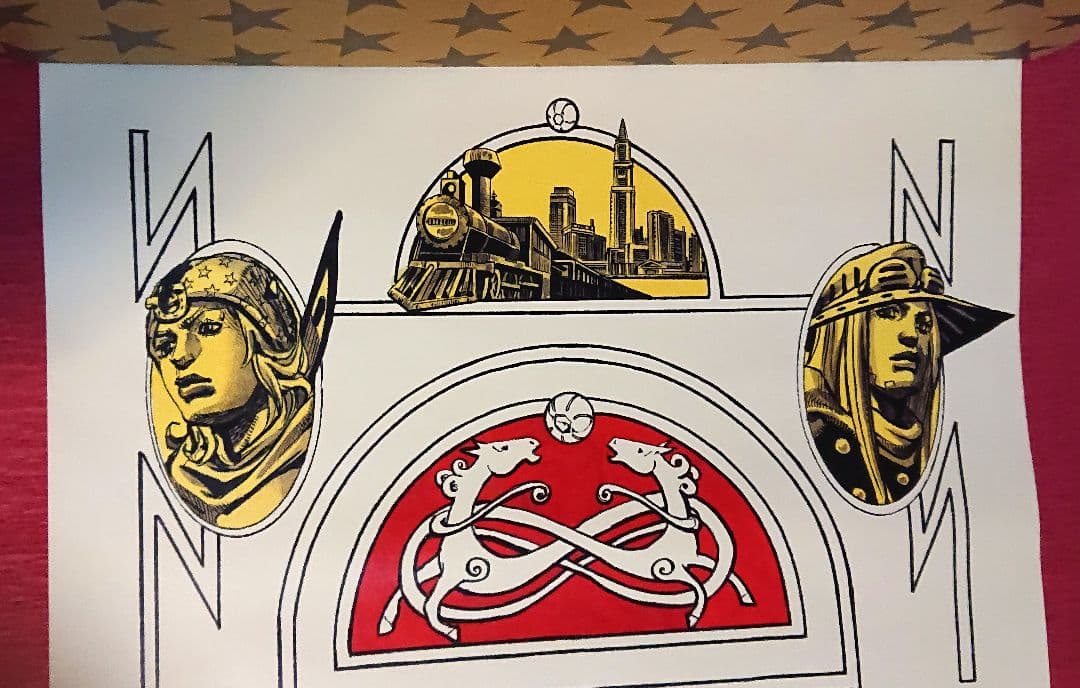 ジョジョの奇妙な冒険 ジョジョ展 ポスター スティール・ボール・ラン B2