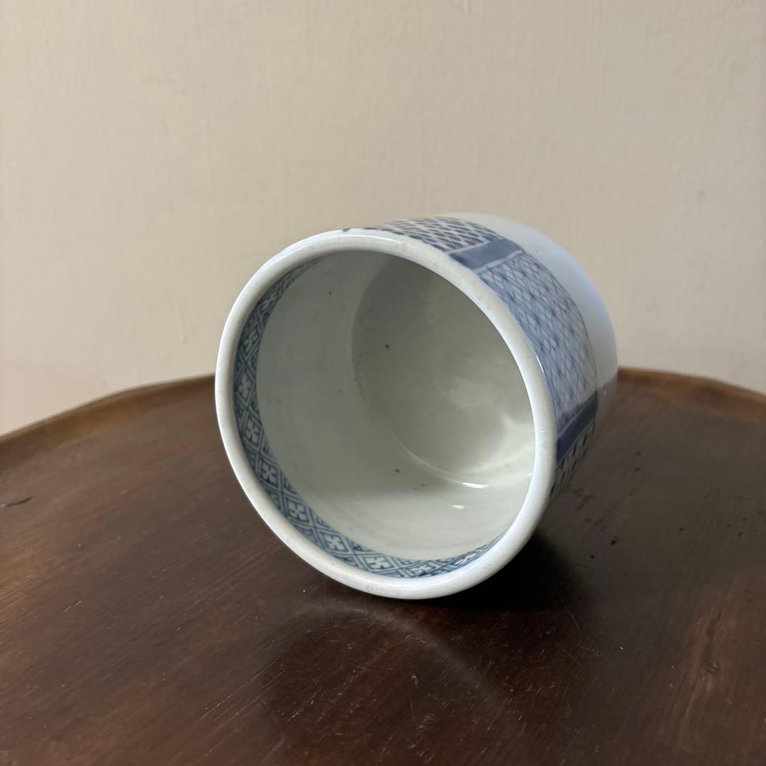 古伊万里染付　火入　江戸時代.明治　骨董品　アンティーク　古道具　白磁　李朝