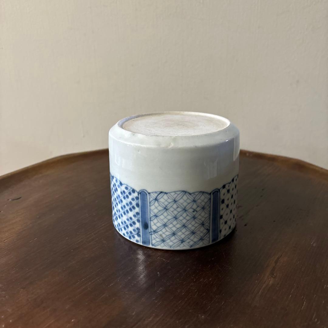 古伊万里染付　火入　江戸時代.明治　骨董品　アンティーク　古道具　白磁　李朝