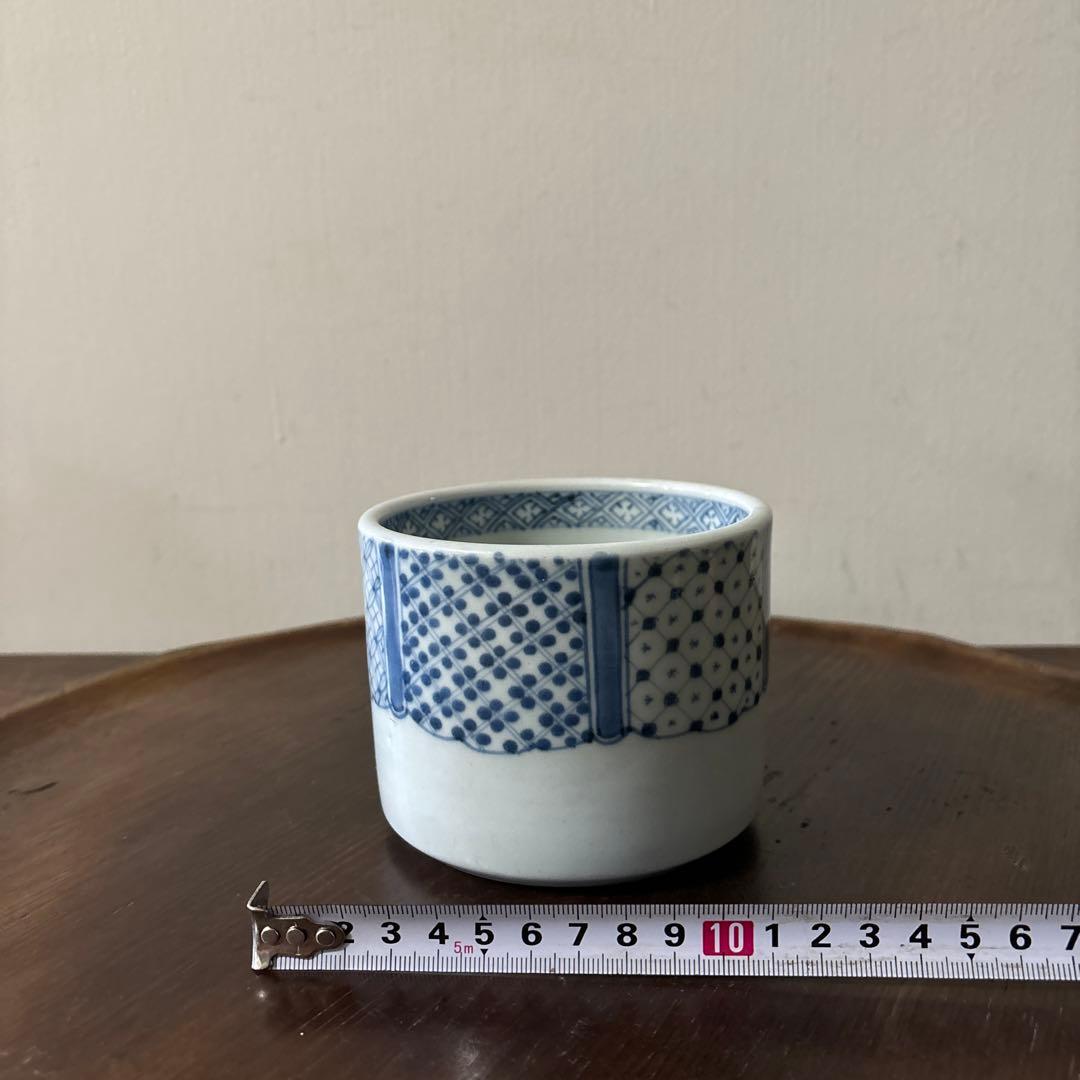 古伊万里染付　火入　江戸時代.明治　骨董品　アンティーク　古道具　白磁　李朝