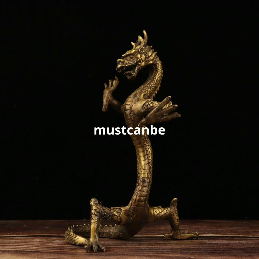 銅 細工 竜 応接間 茶台 博古架 装飾品 工芸品 置物