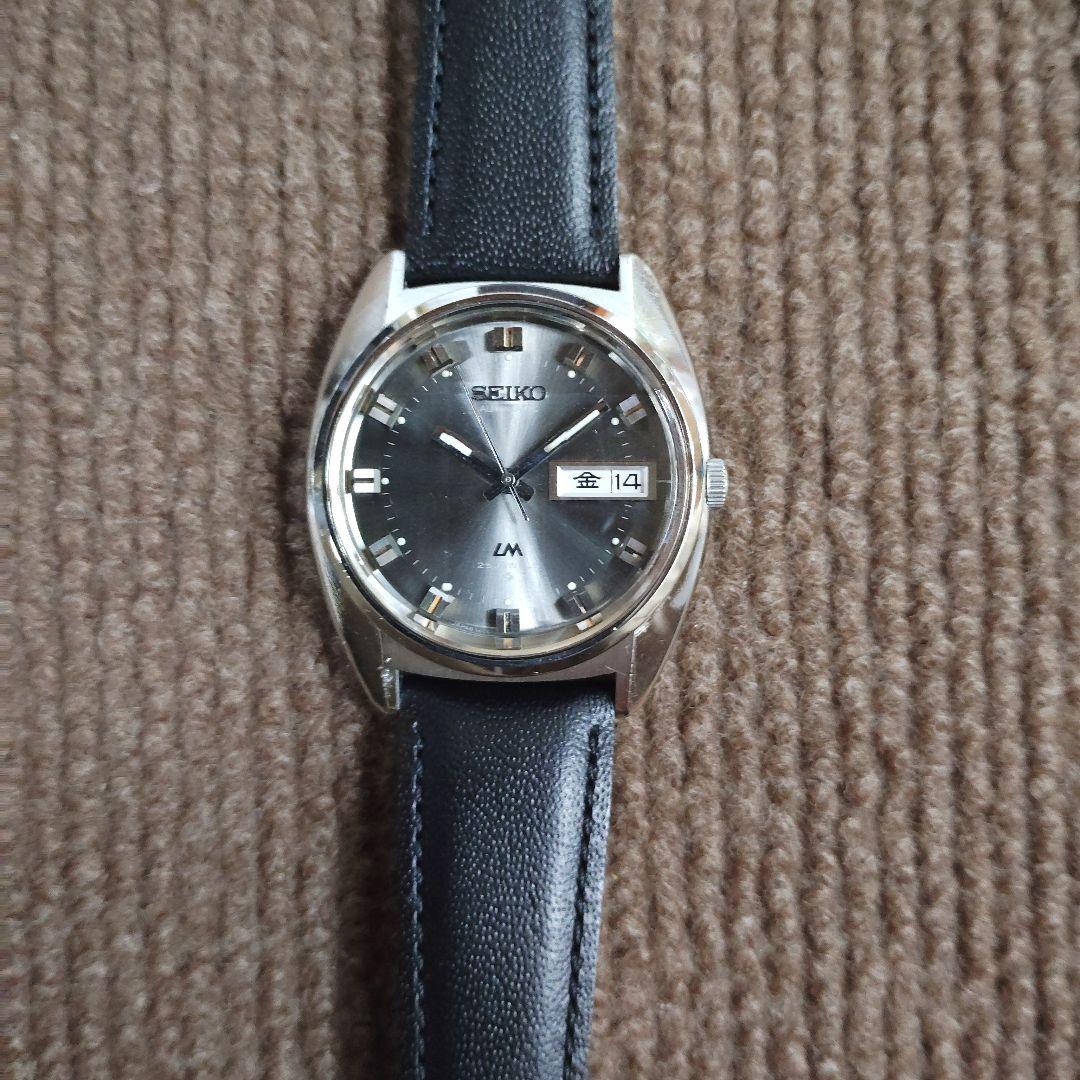 SEIKO LM 自動巻き時計 グレー
