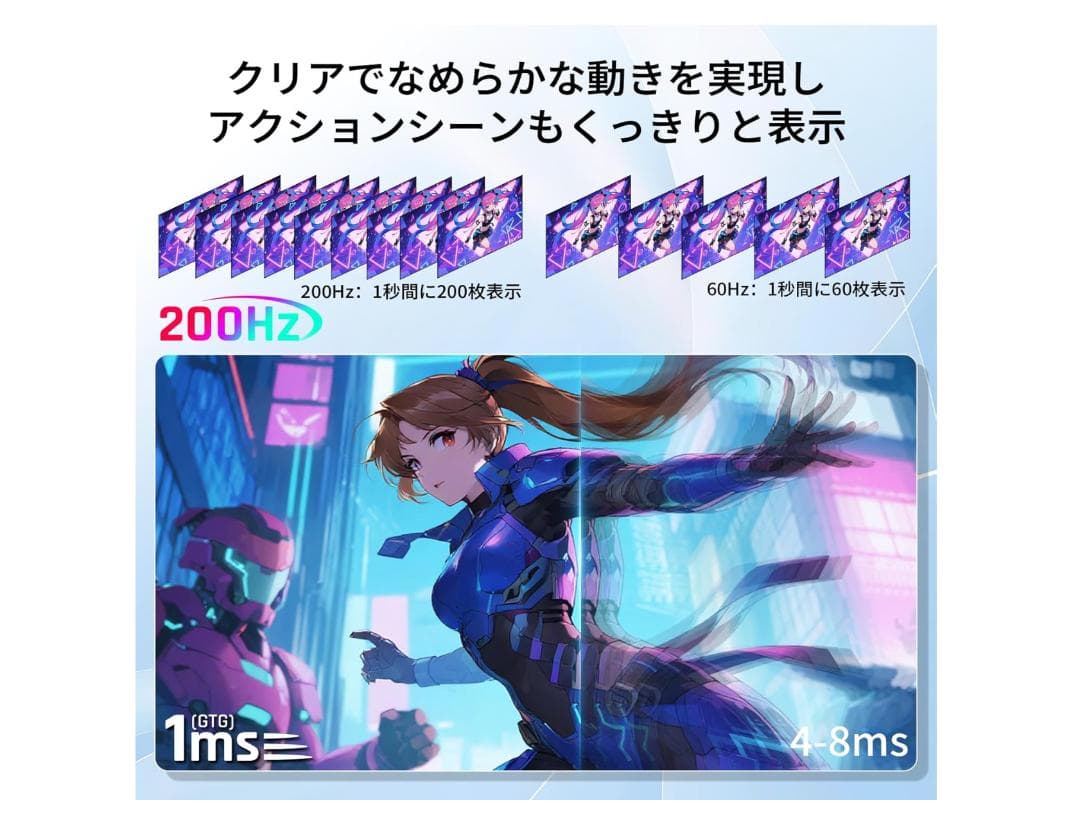 KTC 27インチゲーミングモニター WQHD (2560x1440) 美品 ②