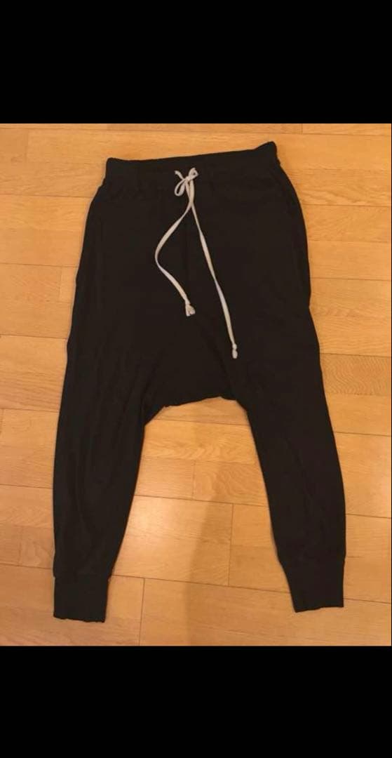 リックオウエンス サルエルパンツ ダークシャドウ M