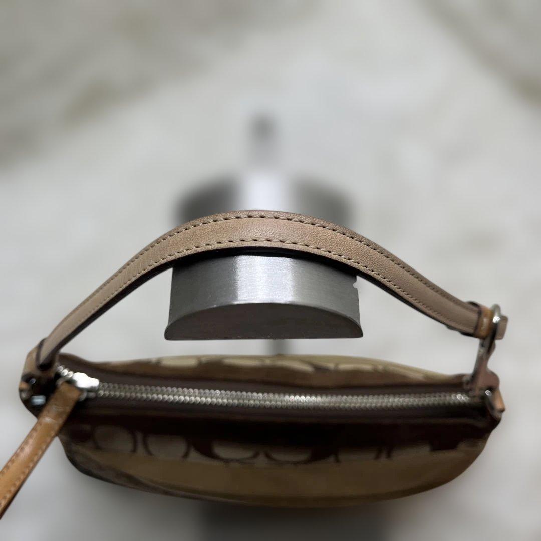 希少 COACH コーチ ミニ アクセサリーポーチ シグネチャー パッチワーク