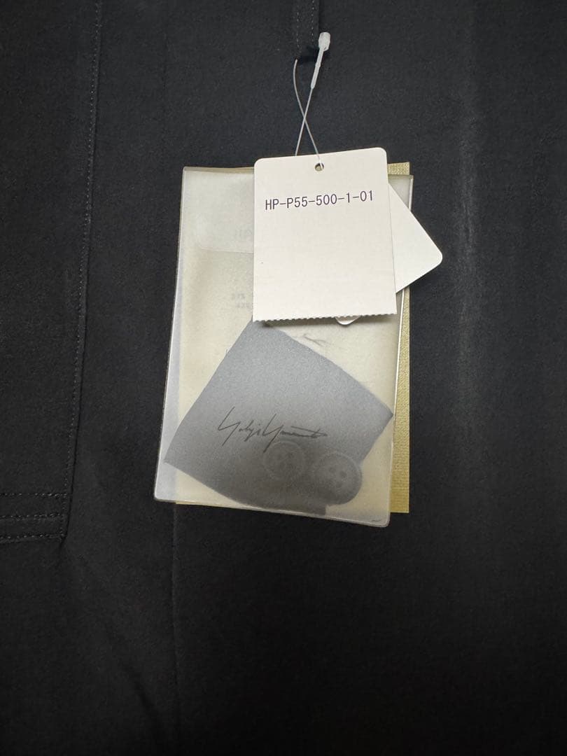 試着のみ美品 ヨウジヤマモトプールオム サルエルパンツ 黒 トリアセテート 1