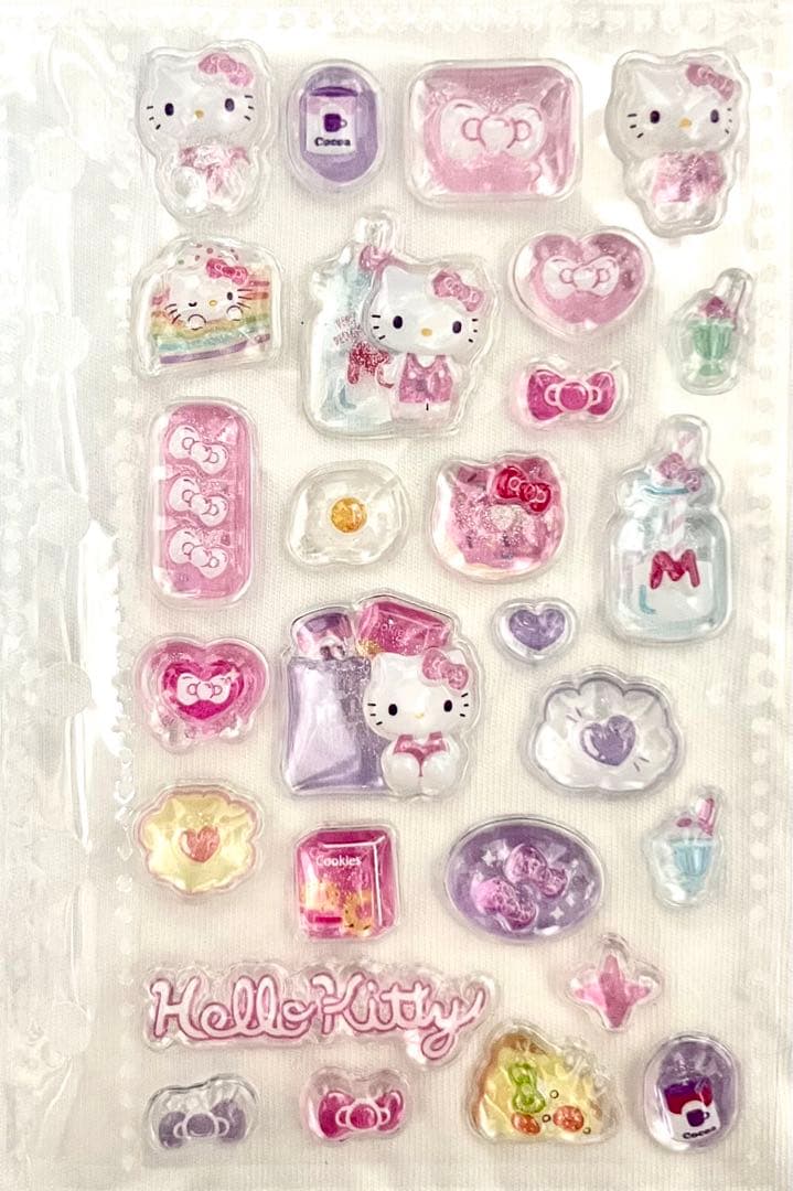 【完成品】ボンボンドロップ　うるちゅるベビー　サンリオ　しずくちゃん　シール帳