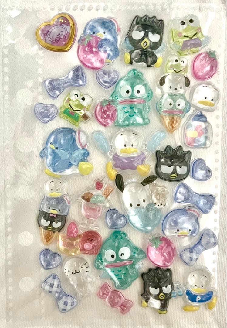 【完成品】ボンボンドロップ　うるちゅるベビー　サンリオ　しずくちゃん　シール帳