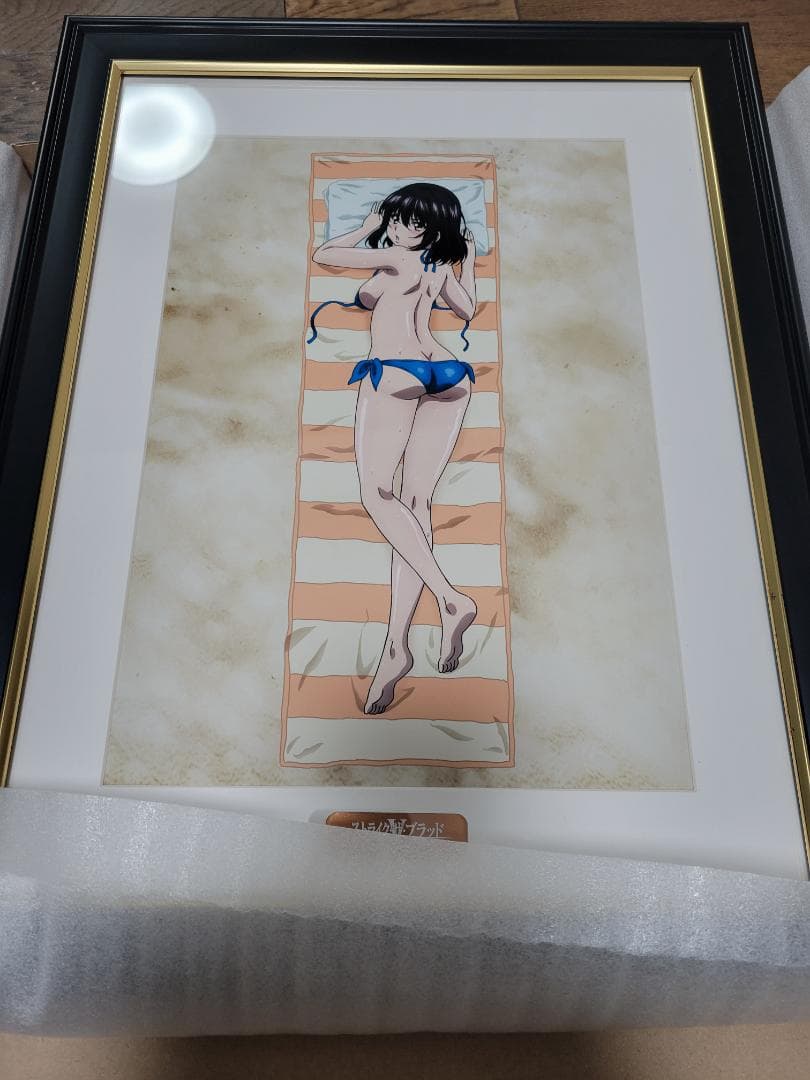 ストライク・ザ・ブラッド メモリアルアート 姫柊雪菜 浜辺でサンオイル ver