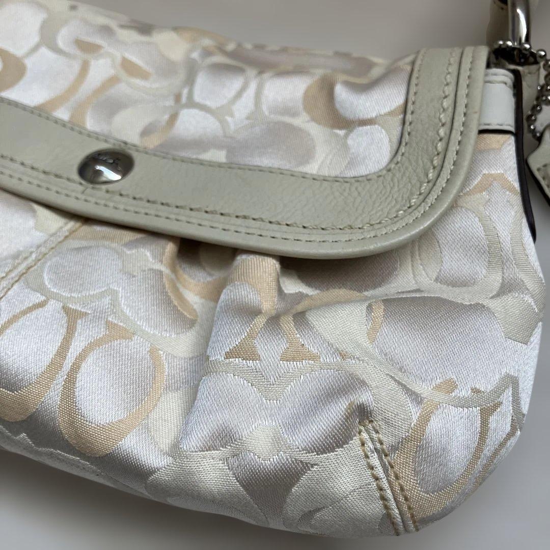 COACH ワンショルダーバッグ キャンバス シグネチャー