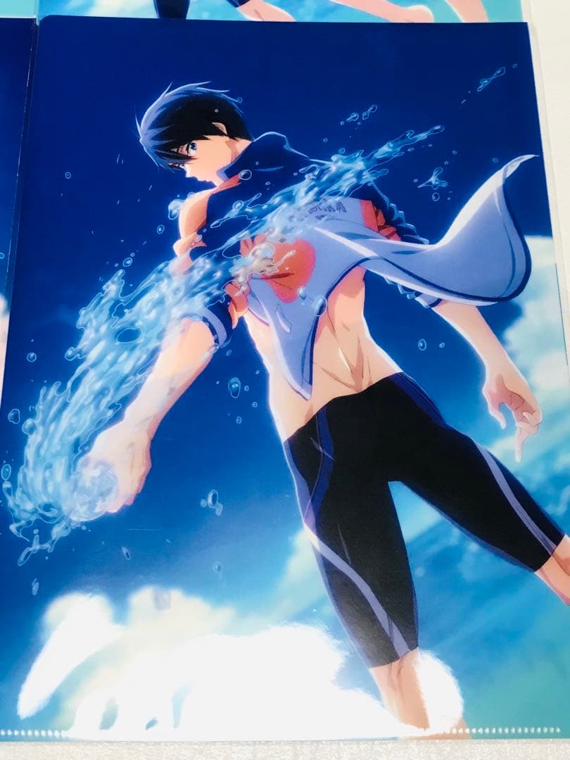 Free!RWクリアファイル8枚 七瀬遙 橘真琴 松岡凛 山崎宗介 桐嶋郁弥